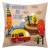 Needlepoint Pillow Kit "Adventures Are Calling"