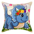 Needlepoint Pillow Kit "Little Triceratops"