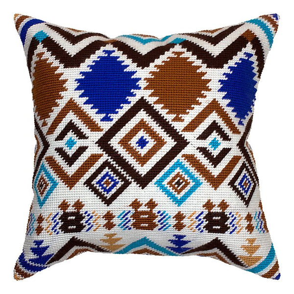 Needlepoint Pillow Kit "Yucatán Mexican Pattern"