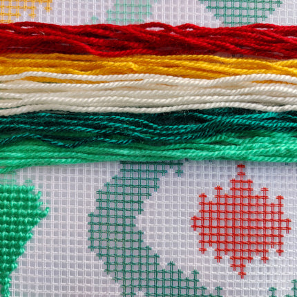 Needlepoint Pillow Kit "Delhi"