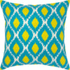 Needlepoint Pillow Kit "Turquoise and lemons"