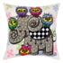 Needlepoint Pillow Kit "Elephant and Owls"