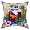 Needlepoint Pillow Kit "Still life with currants"