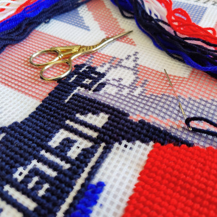 Needlepoint Pillow Kit "Union Jack "