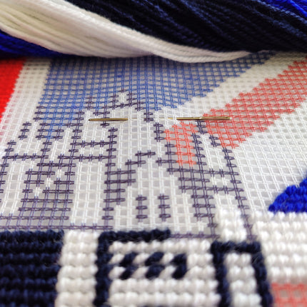 Needlepoint Pillow Kit "Union Jack "