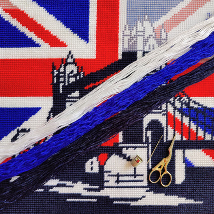 Needlepoint Pillow Kit "Union Jack "