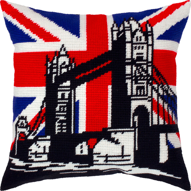 Needlepoint Pillow Kit "Union Jack "
