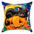 Needlepoint Pillow Kit "Halloween Cat"