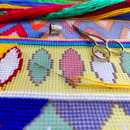 Needlepoint Pillow Kit "Mexico"