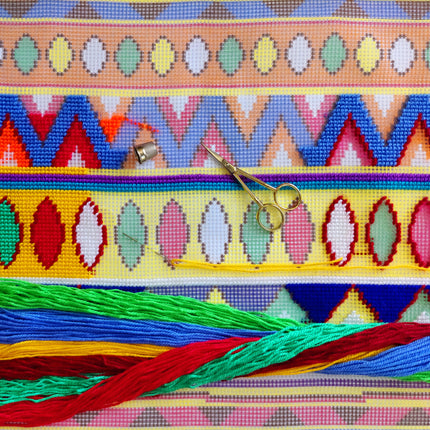 Needlepoint Pillow Kit "Mexico"