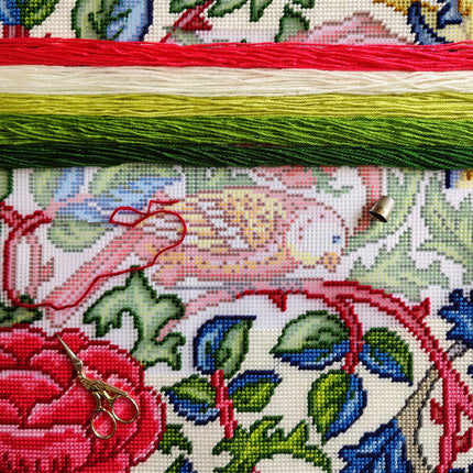 Needlepoint Pillow Kit "Magic bird"