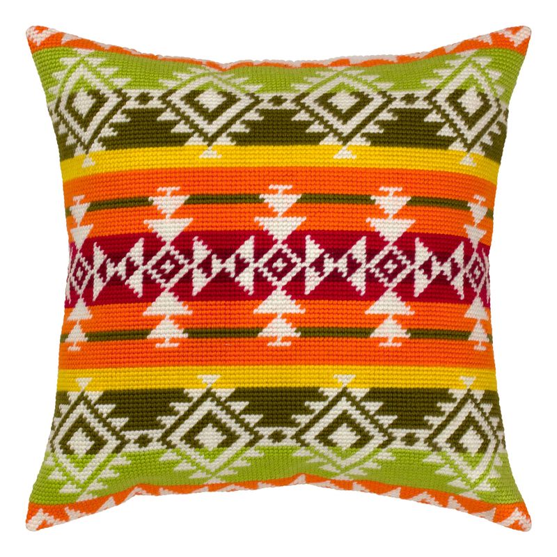 Needlepoint Pillow Kit "Guatemala"