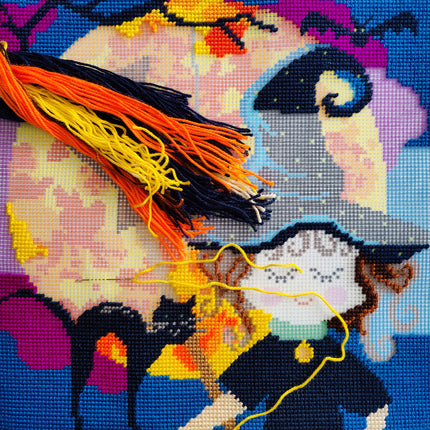 Needlepoint Pillow Kit "Halloween"