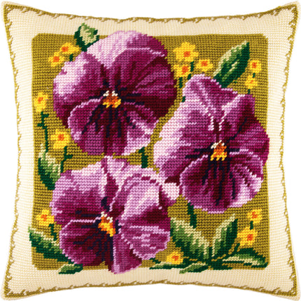 Needlepoint Pillow Kit "Viola"