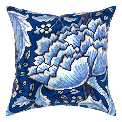 Needlepoint Pillow Kit "Windrush. Peony"