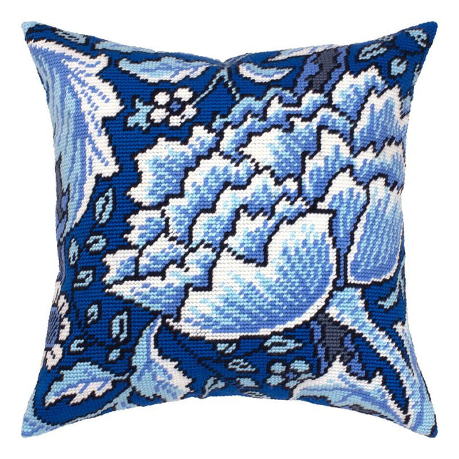 Needlepoint Pillow Kit "Windrush. Peony"