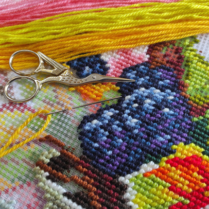 Needlepoint Pillow Kit "Autumn mood"