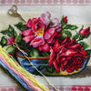 Needlepoint Pillow Kit "Magic roses"