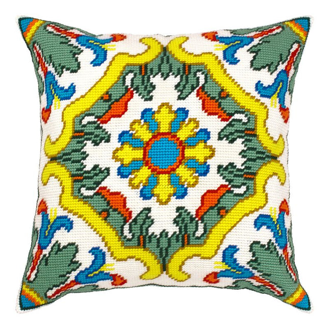 Needlepoint Pillow Kit "Celtic motifs. Autumn"