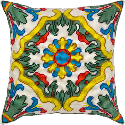 Needlepoint Pillow Kit "Celtic motifs. Autumn"