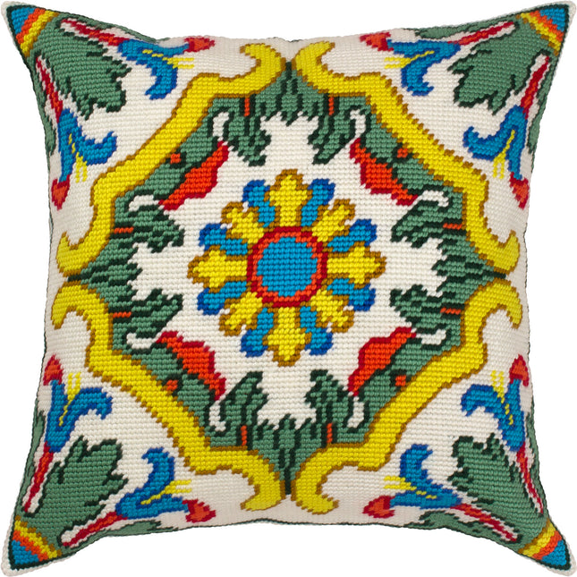 Needlepoint Pillow Kit "Celtic motifs. Autumn"