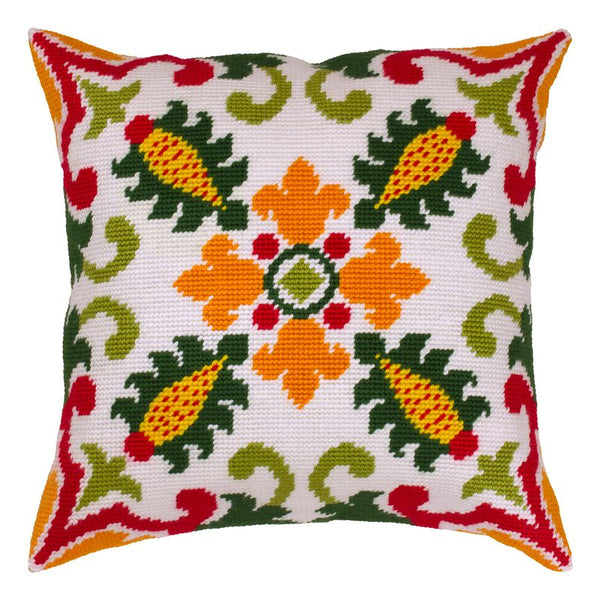 Needlepoint Pillow Kit "Celtic motifs. Summer"