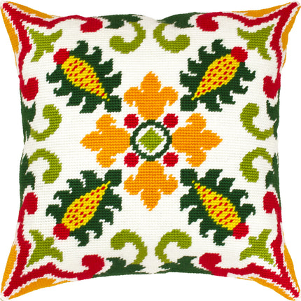 Needlepoint Pillow Kit "Celtic motifs. Summer"