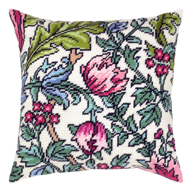 Needlepoint Pillow Kit "Derwent, J. H. Dearle"