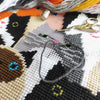 Needlepoint Pillow Kit "Cat choir"