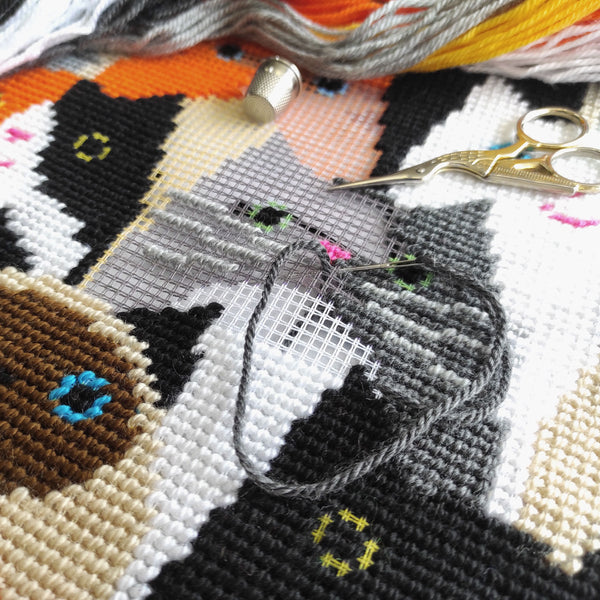 Needlepoint Pillow Kit 