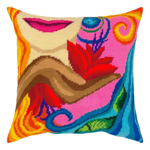 Needlepoint Pillow Kit "Fantasy. Summer"