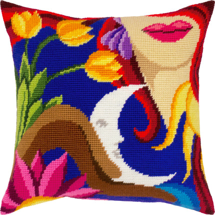 Needlepoint Pillow Kit "Fantasy. Spring"