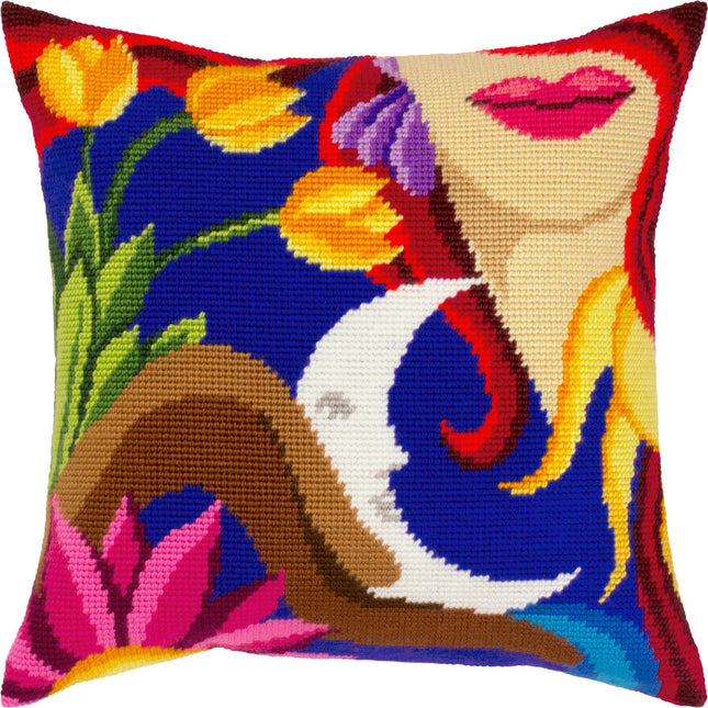Needlepoint Pillow Kit "Fantasy. Spring"