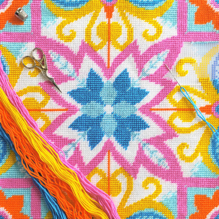 Needlepoint Pillow Kit "Tutti Frutti"