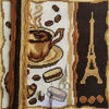 Needlepoint Pillow Kit "Breakfast in Paris"