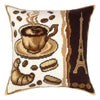 Needlepoint Pillow Kit "Breakfast in Paris"