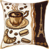 Needlepoint Pillow Kit "Breakfast in Paris"