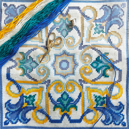 Needlepoint Pillow Kit "Porto"