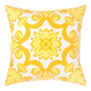 Needlepoint Pillow Kit "Yellow Ornament"