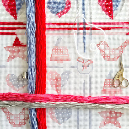 Needlepoint Pillow Kit "Christmas Collage"