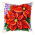 Needlepoint Pillow Kit "Poinsettia"