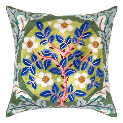 Needlepoint Pillow Kit "Rose Wreath"