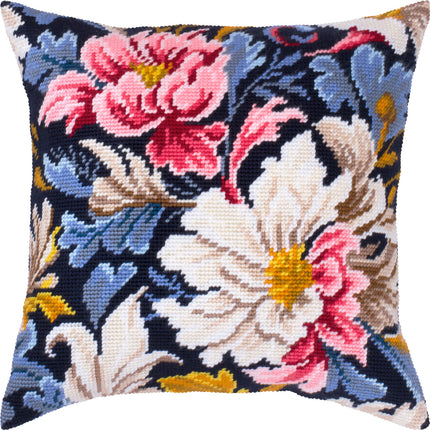 Needlepoint Pillow Kit "Peony"