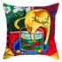 Needlepoint Pillow Kit "Cat with Fish"