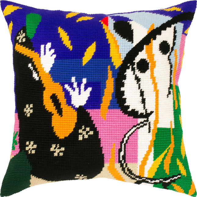 Needlepoint Pillow Kit "The Sorrows of the King"