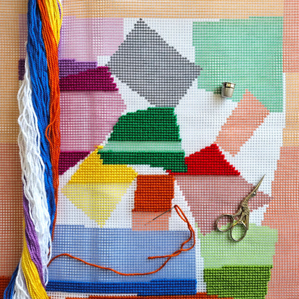 Needlepoint Pillow Kit "The Snail"