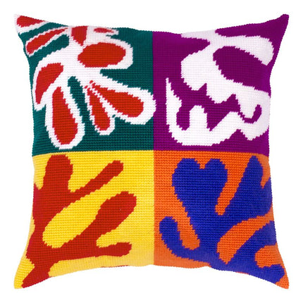 Needlepoint Pillow Kit "Panel with Mask"