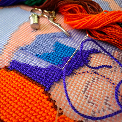 Needlepoint Pillow Kit "Dance"