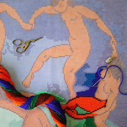 Needlepoint Pillow Kit "Dance"