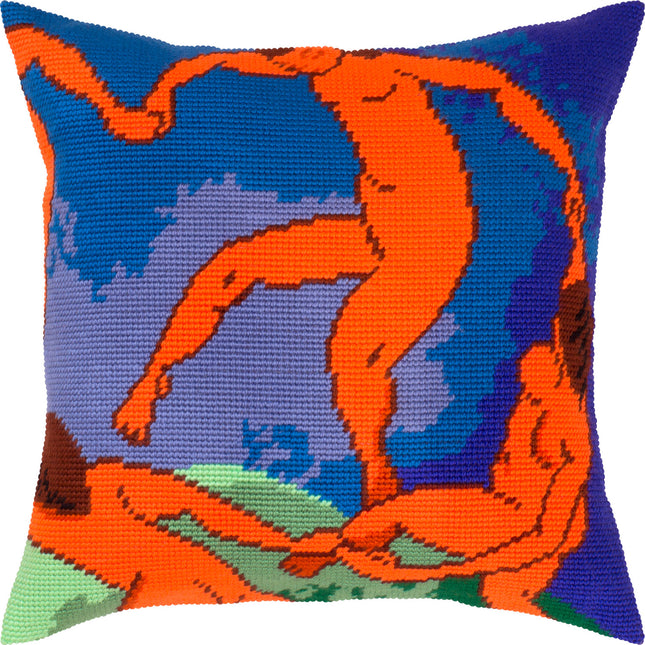 Needlepoint Pillow Kit "Dance"